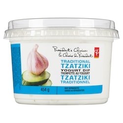 President's Choice Traditional Tzatziki Yogurt Dip - 454 g | Zehrs