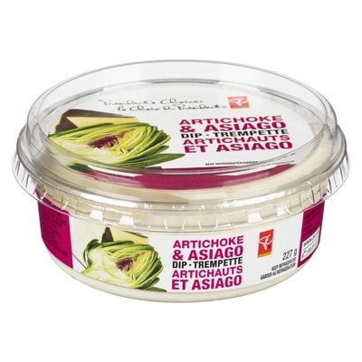 President's Choice Artichoke & Asiago Dip 227 g, $1.76/100g