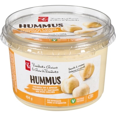 President's Choice Hummus Chickpea Dip And Spread 454 g, $1.50/100g