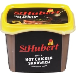 St Hubert Sauce à hot chicken sandwich 450 ml, 0,73 $/100ml