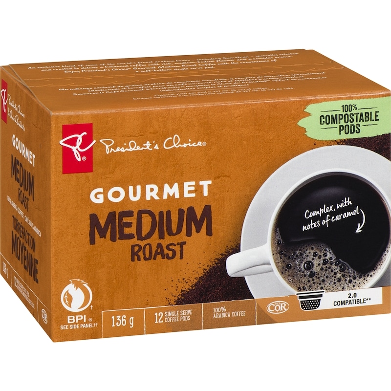 Gourmet Medium Roast Single Serve Coffee Pods