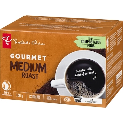 Gourmet Medium Roast Single Serve K-cup Coffee Pods