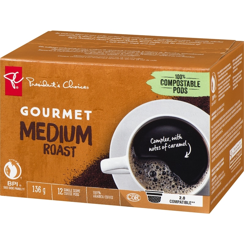 Gourmet Medium Roast Single Serve Coffee Pods