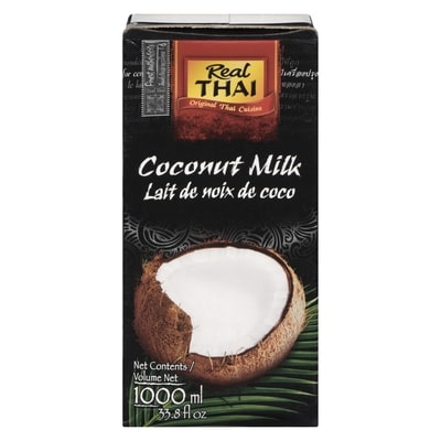 Real Thai Coconut Milk 1 l, $0.43/100ml
