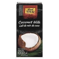 Real Thai Lait de coco 1 l, 0,45 $/100ml