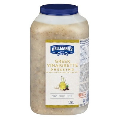 Hellmann's Greek Vinaigrette Dressing 3.78 l, $0.93/100ml