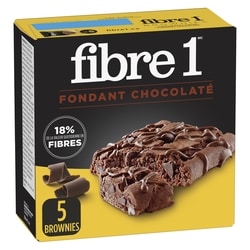 Fibre 1 Brownies fondant chocolaté 125 g, 3,19 $/100g