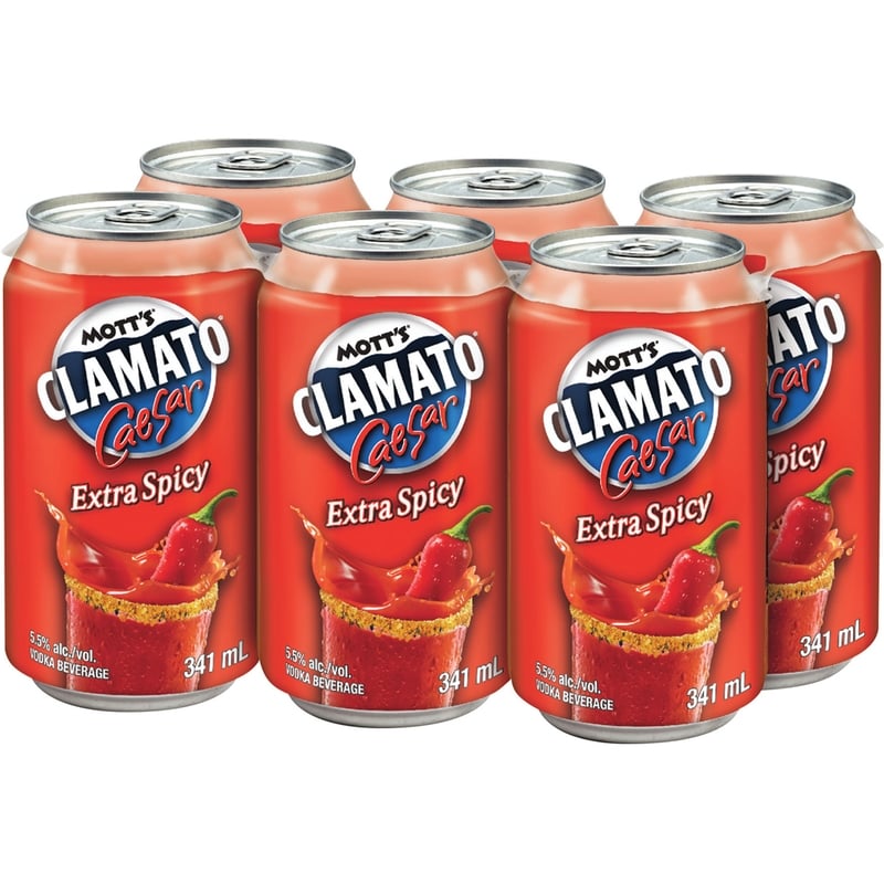 Extra Spicy Caesar Cans 6-Pack (ID required at pick-up)