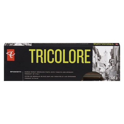 PC Black Label Tri-Color Spaghetti 500 g, $1.00/100g