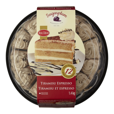 Sugar Plum Torte Tiramisu 1.4 kg, 1,71 $/100g