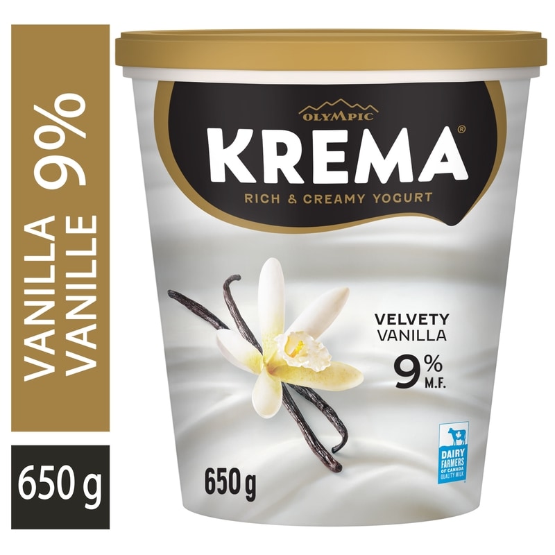 Olympic Krema Vanilla Yogurt 9% - 650 g | Wholesale Club