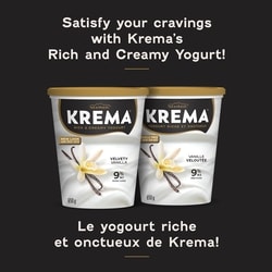 Olympic Krema Vanilla Yogurt 9% - 650 g | Loblaws