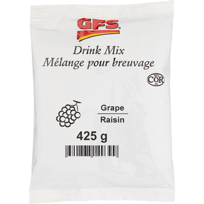 GFS Boisson en poudre aux raisins 425 g, 1,24 $/100g