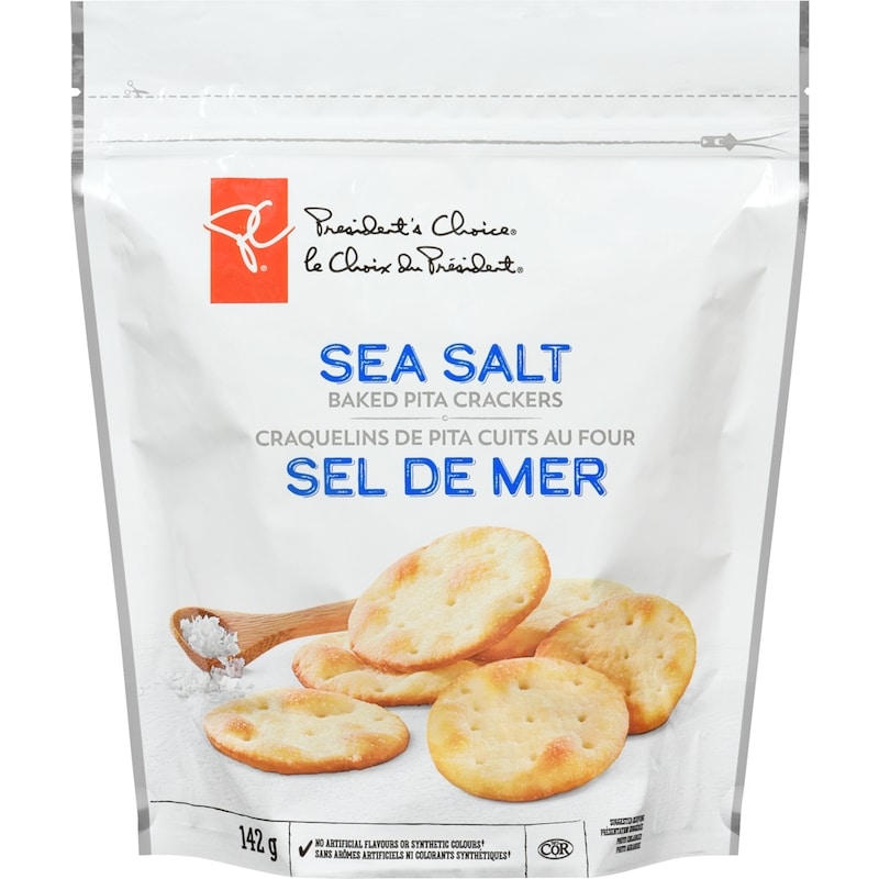 Sea Salt Baked Pita Crackers