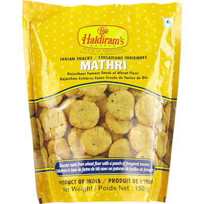 Haldiram Quite Bite Mathri 150 g, $0.99/100g