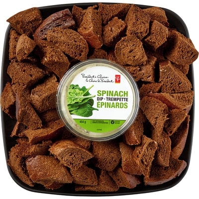 12 Inch Spinach & Pumpernickel Tray
