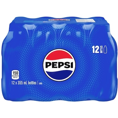 Pepsi Diet Soda       12x355.0 ml, $0.20/100ml
