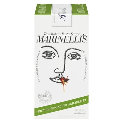 MARINELLIS True Italian Pasta Sauce Spicy Peperoncino Arrabiatta 720 ml, $1.73/100ml