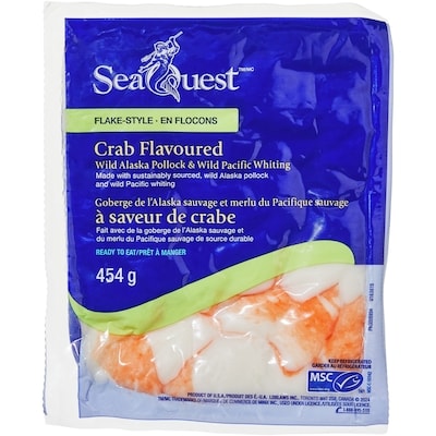 Seaquest Flake-Style Crab Flavoured Wild Alaska Pollock and Wild Pacific Whiting 454 g, $1.54/100g