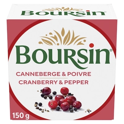 Boursin Cranberry & Pepper 150 g, $4.99/100g