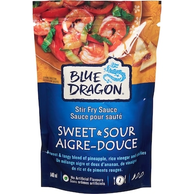 Blue Dragon Sweet & Sour Stir Fry Sauce 140 ml, $1.99/100ml