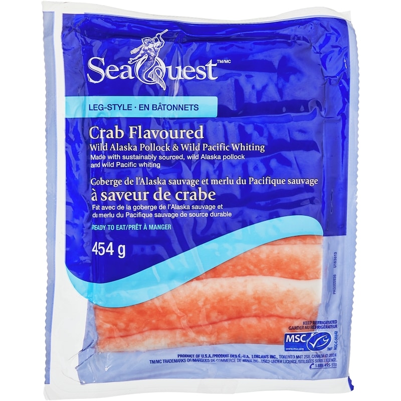 Leg-Style Crab Flavoured Wild Alaska Pollock and Wild Pacific Whiting