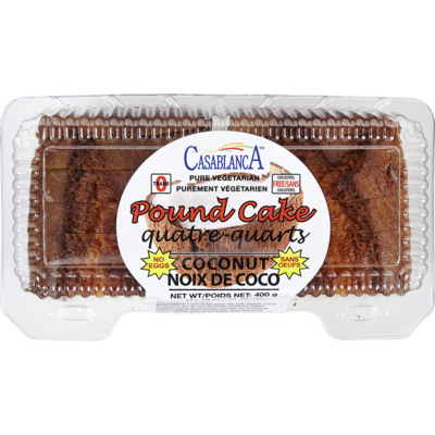 Gelda Casablanca Pound Cake, Coconut 400 g, $1.00/100g