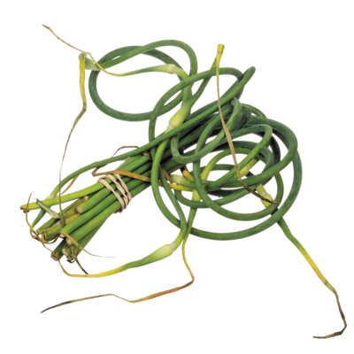 null Garlic Flowers (Scapes) 100 g, $3.99/100g