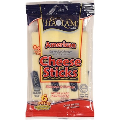 Haolam Kosher American Cheese, Sticks 141 g, $7.44/100g
