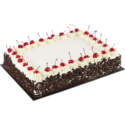 null Half Slab Black Forrest Cake (Minimum 48 Hours Notice Required) 2.4 kg, $2.12/100g