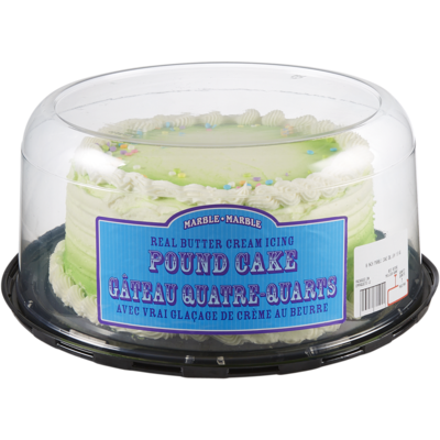 null Gâteau marbré à deux étages, 8 po 1500 g, 1,27 $/100g