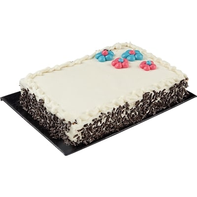 null Gâteau quart de plaque, blanc (Avis minimum de 48 heures requis) 1.6 kg, 1,88 $/100g