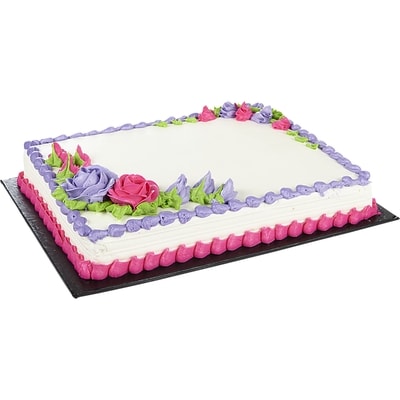 null Cake, Half Slab White (Minimum 48 Hours Notice Required) 2 kg, $2.73/100g