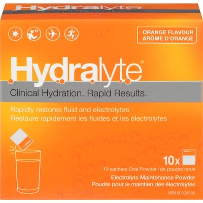 Hydralyte Electrolyte Maintenance Powders 10 ea, $1.65/1ea