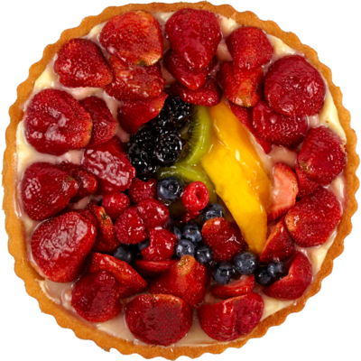 null Flan à la framboise 20 cm (8 po) 1 kg, 2,30 $/100g