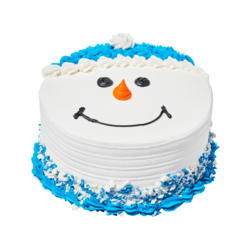 null Round White Cake, 8 Inch (Minimum 48 Hours Notice Required) 1.282 kg, $1.95/100g