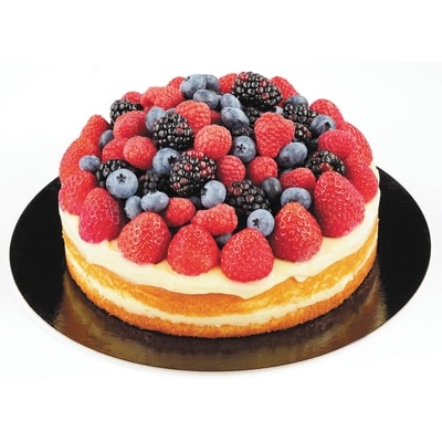 null Boston Fruit Topped Cake, 8" (Minimum 24 Hours Notice Required) 900 g, $3.22/100g
