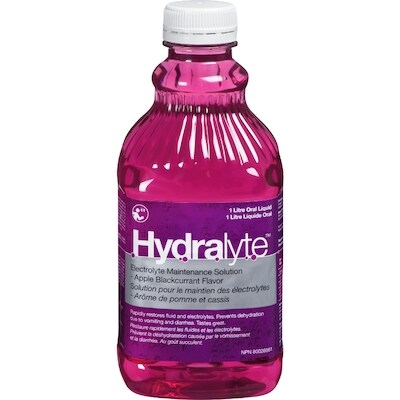 Hydralyte Solution d’électrolytes 1 ea, 9,99 $/1ch