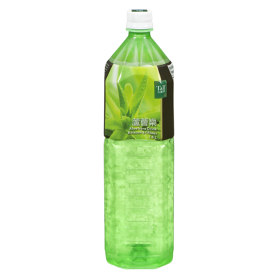 T&T Aloe Vera drink 1.5 l, $0.19/100ml