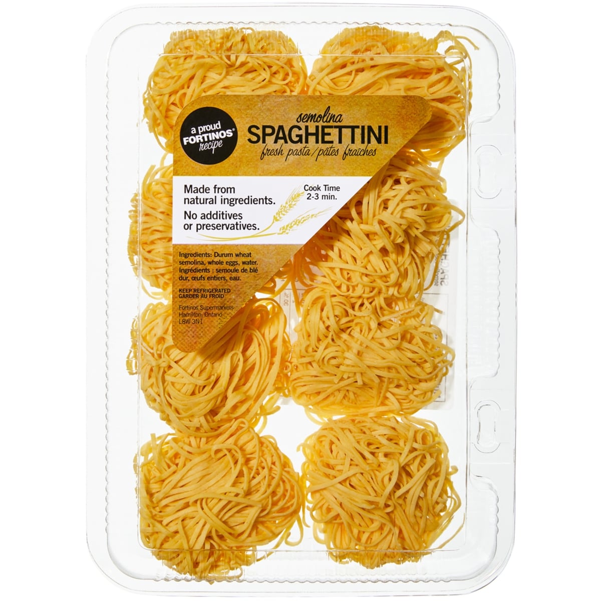 Pane Fresco Semolina Spaghettini $12.99/1kg $5.89/1lb