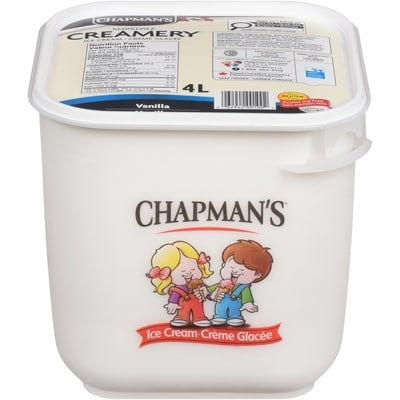 Chapmans Markdale Creamery Vanilla Ice Cream 4 l, $0.25/100ml