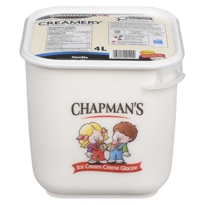 Chapmans Markdale Creamery Vanilla Ice Cream 4 l, $0.25/100ml