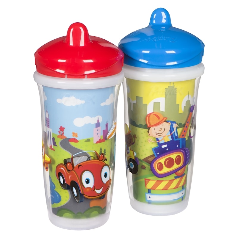 The Insulator 9oz Twist 'n Click Cups, 12+ Months