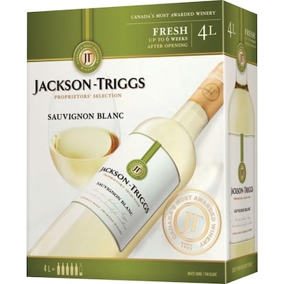 Jackson Triggs Sauvignon blanc (Pièce d’identité requise au moment du ramassage) 4000 ml, 1,25 $/100ml
