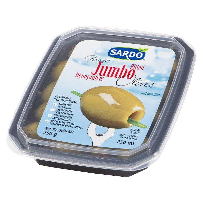 Jumbo Pitted Green Olives