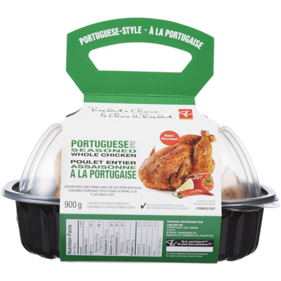 President's Choice Chilled Portuguese Chicken 900 g, $1.22/100g