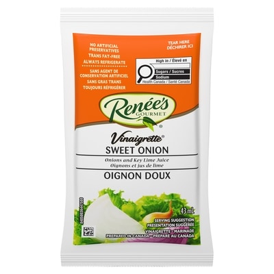 Renees Sweet Onion Dressing 42 g, $1.43/100g