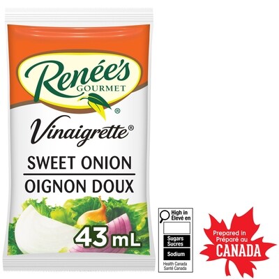 Renée’s Gourmet Vinaigrette Oignon doux 42 g, 1,43 $/100g
