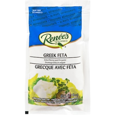 Renees Greek Feta Dressing 42 g, $1.31/100g