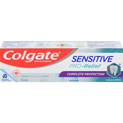 Colgate Sensitive Pro-Relief Complete Protection Toothpaste  75 ml, $9.32/100ml
